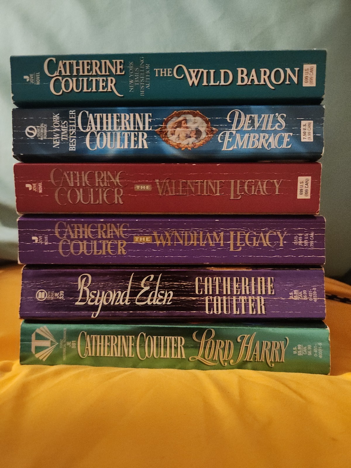 Catherine Coulter Lot Of 6 Historical Romance Paperback Books