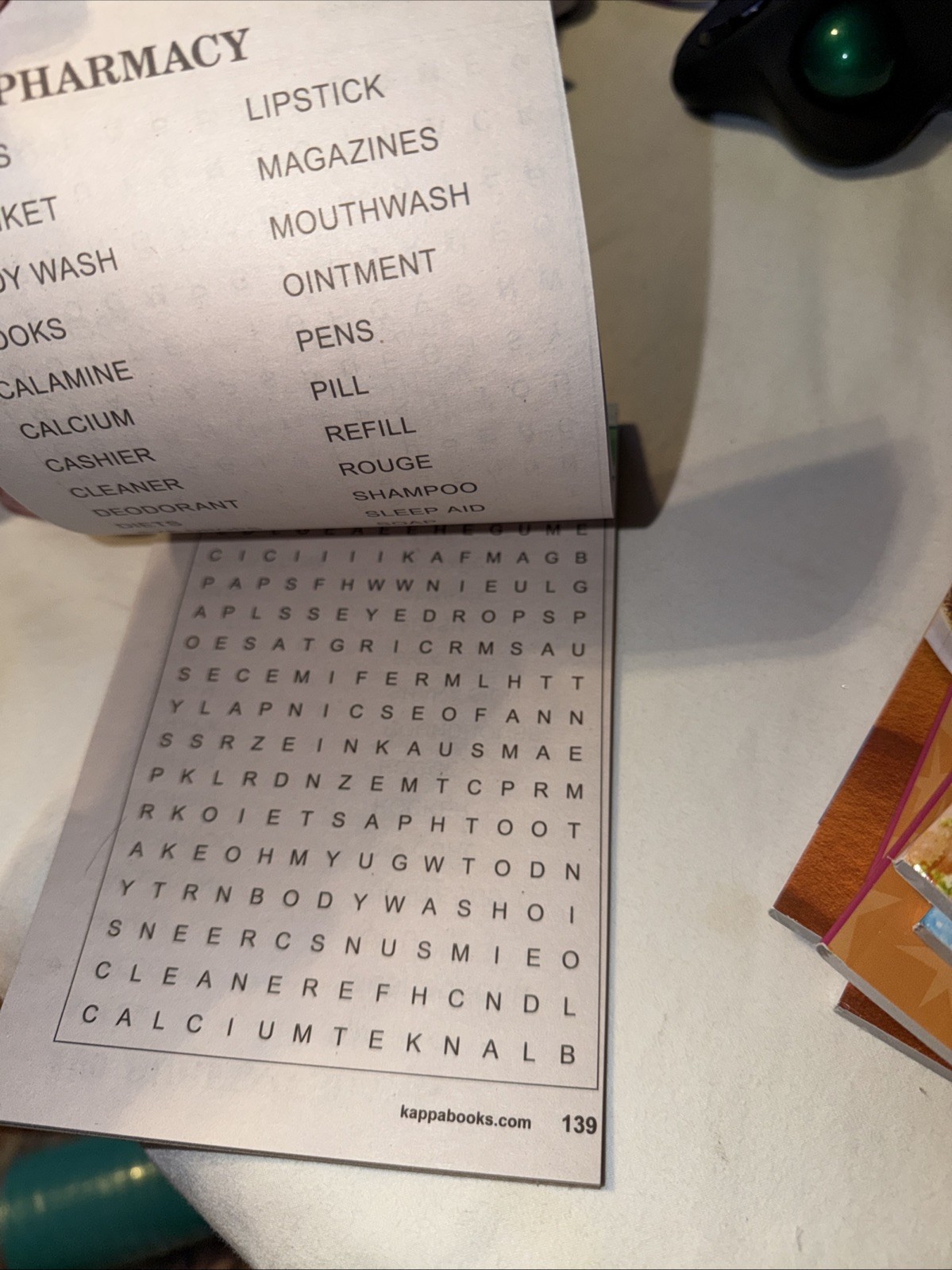 KAPPA Word-Find Pocket Puzzle Volume 182 Pages 162 W/ 73 Puzzles Large Print NEW