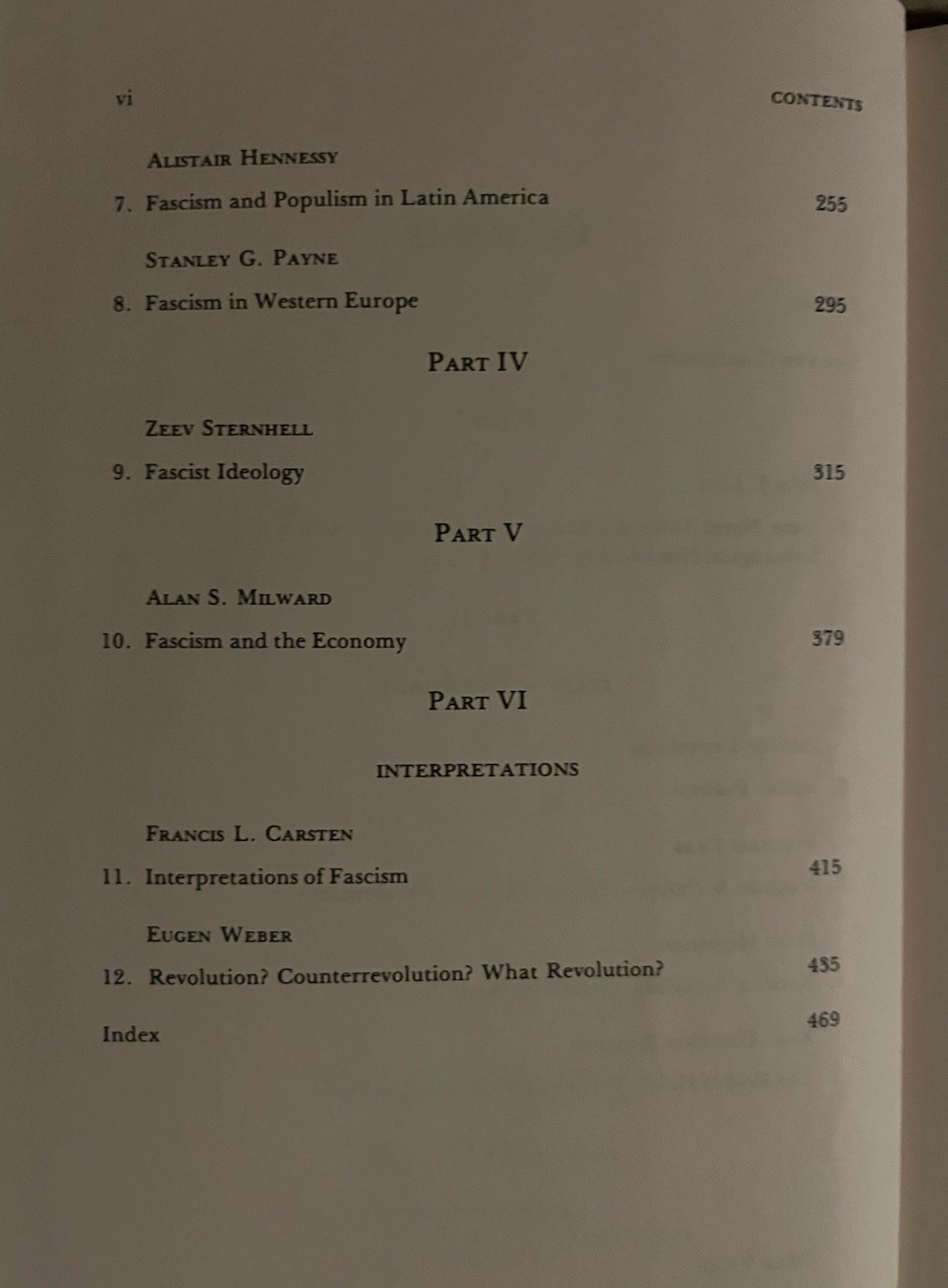 Fascism A Readers’ Guide Walter Lacqueur HARDBACK 1ST EDITION