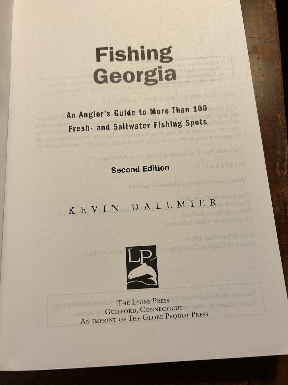 #796 Fishing Georgia An Angler’s Guide to !00 Fresh & Saltwater Fishing