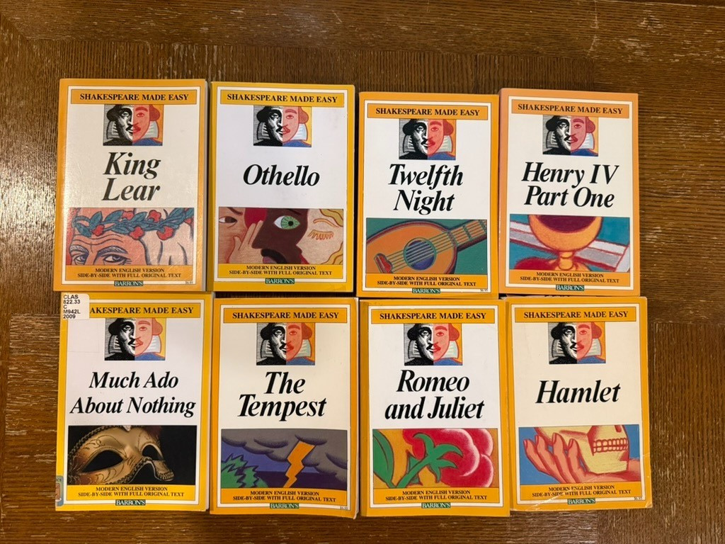 Shakespeare Made Easy Lot of 8 Modern English Paperback KING LEAR MACBETH HAMLET