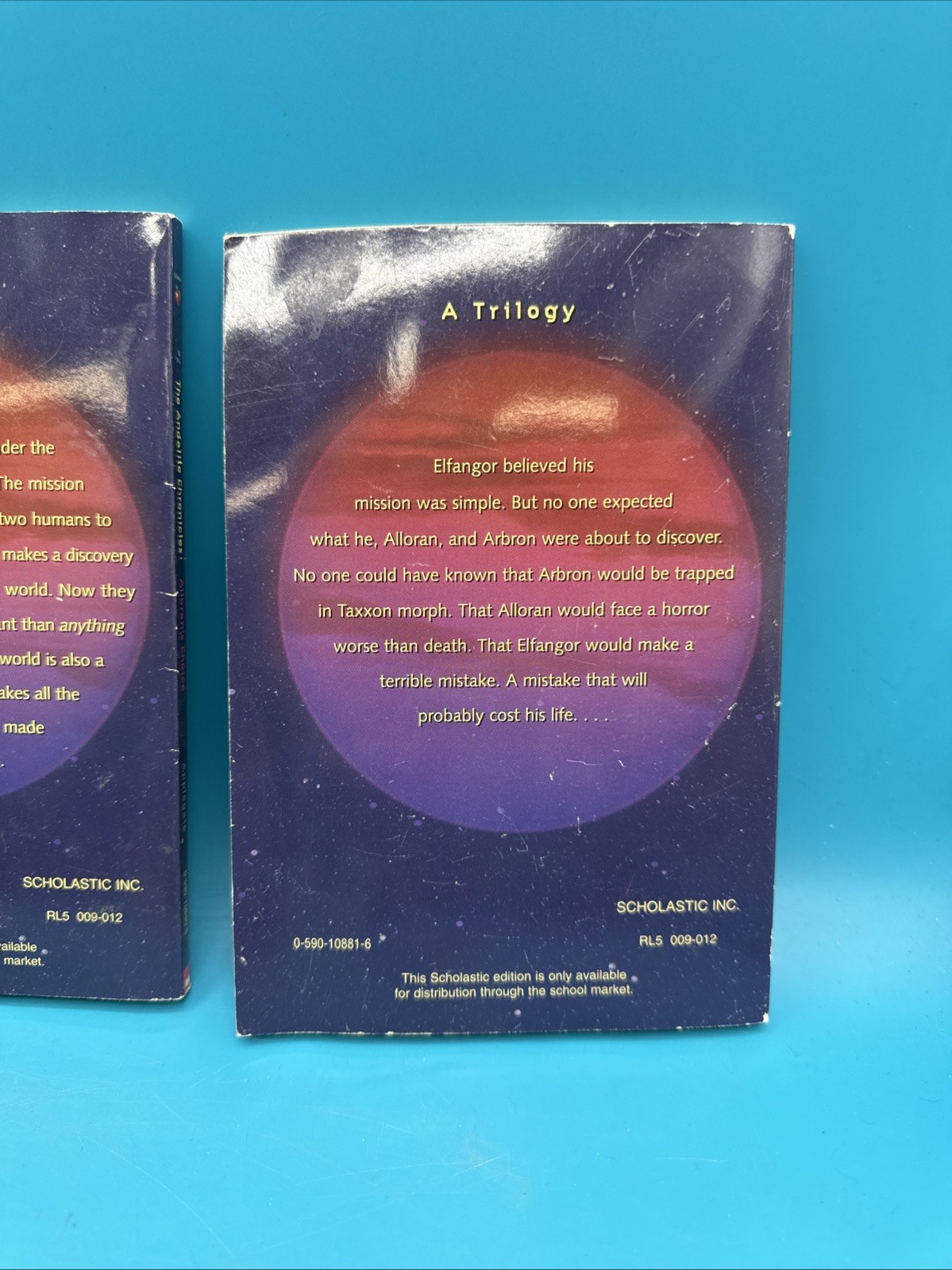 (ANIMORPHS, THE ANDALITE CHRONICLES, Trilogy ) By K A Applegate 1,2,3 Rare