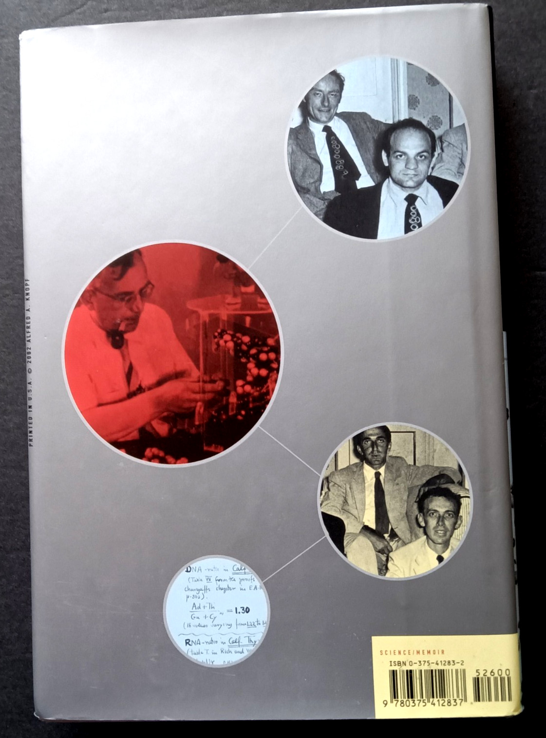 James D Watson SIGNED HBack Book Genes Girls and Gamow – BECKETT AUTHENTICATED