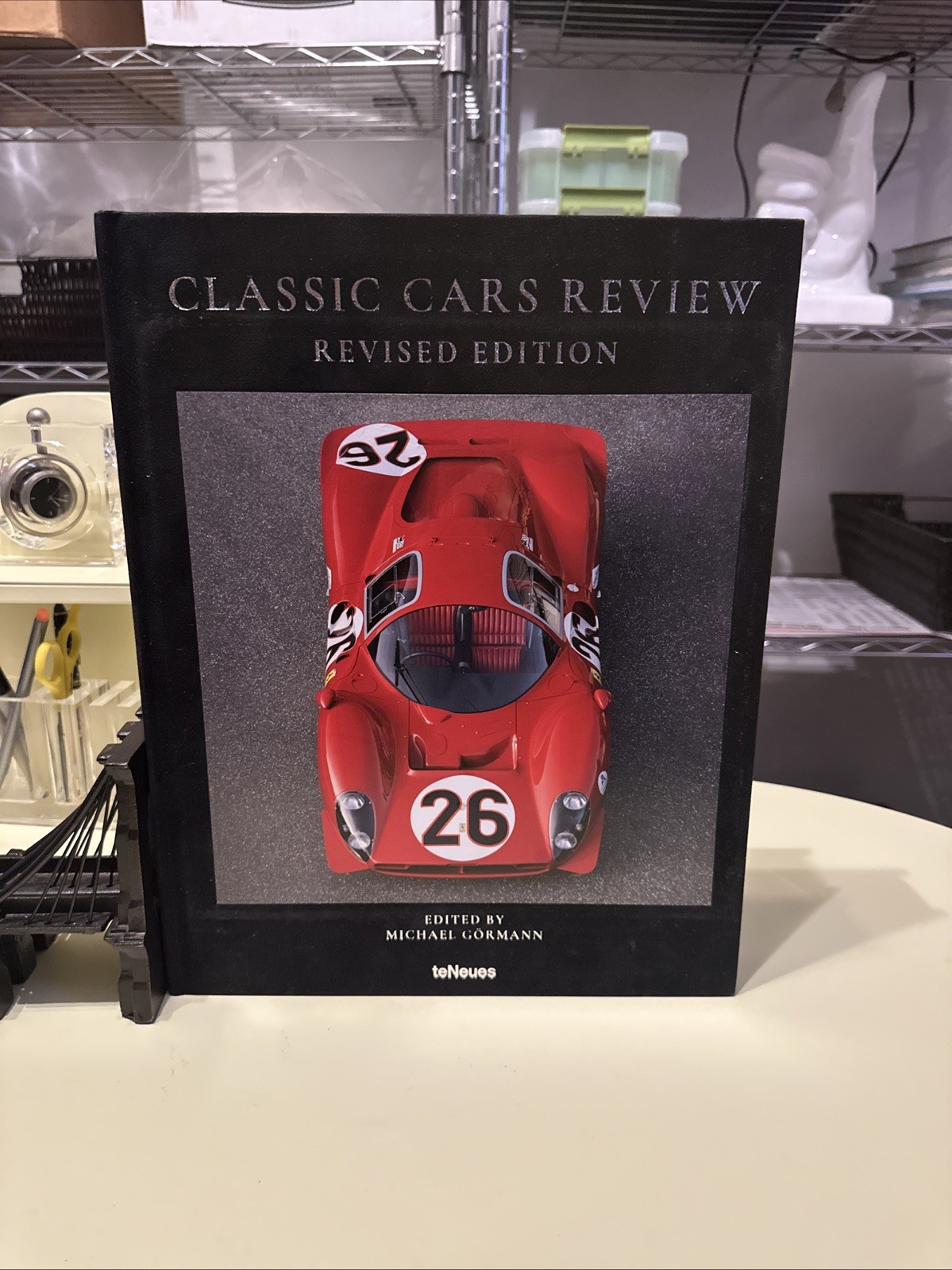 CLASSIC CARS REVIEW TENEUES HC COLLECTIBLE RARE CAR TABLETOP BOOK 02