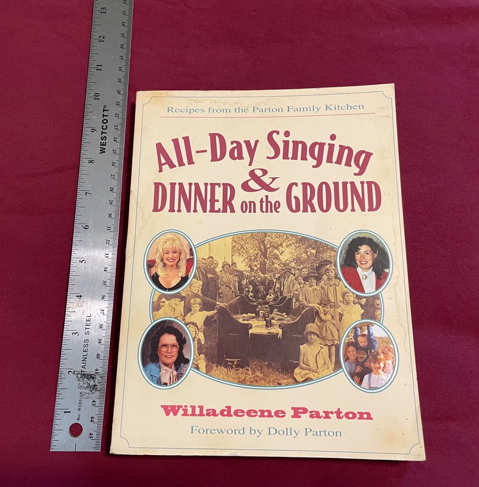 SIGNED All-Day Singing & Dinner on the Ground COOKBOOK Willadeene & Dolly Parton