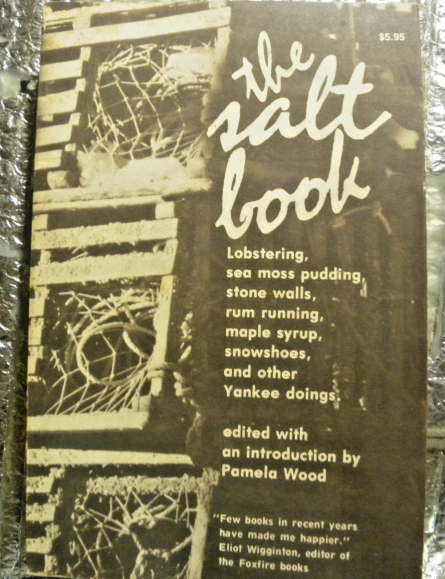 Pamela Wood The Salt Book 1977 Paperback Lobstering Anchor Press How To Salt