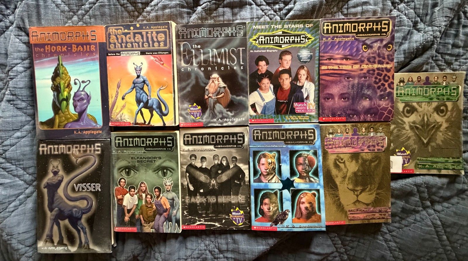 ANIMORPHS Complete Set 1-54 + 11 Extras K.A. Applegate PB VGC First Edition