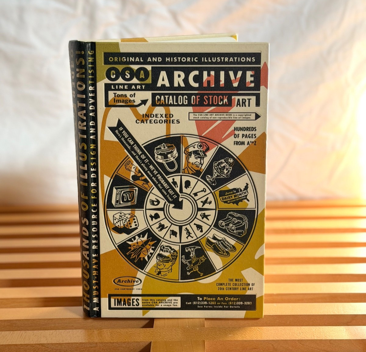 CSA Line Art Archive Vol 1 1995 First Edition Hardcover Stock Art Catalog