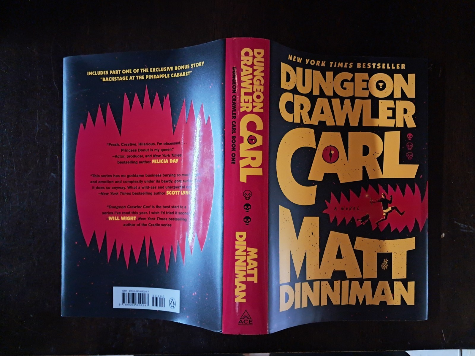 Dungeon Crawler Carl Signed Matt Dinniman 1st Edition 15th Print HC DJ
