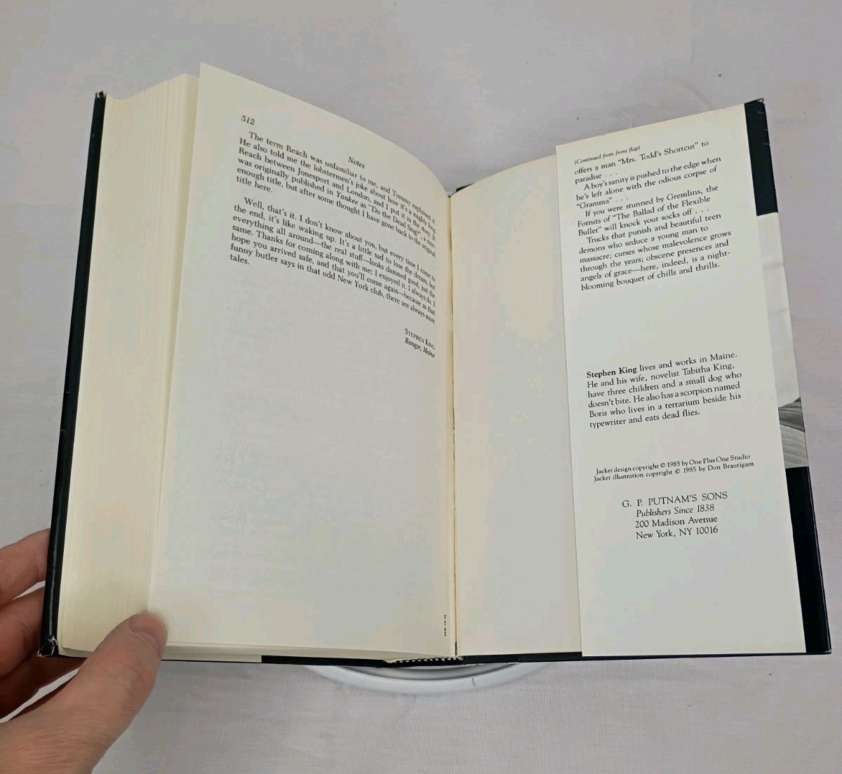 Skeleton Crew By Stephen King 1985 HCDJ 1st Edition-1st Printing Good Condition
