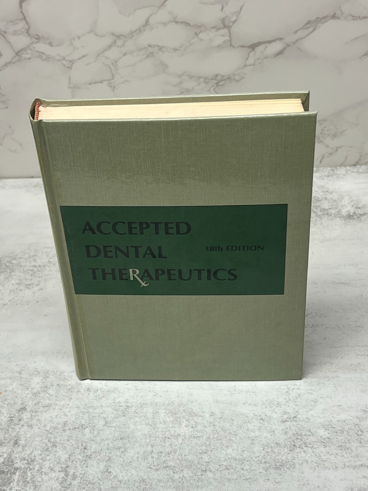 Accepted Dental Therapeutics (1979, Hardcover) 38th Edition