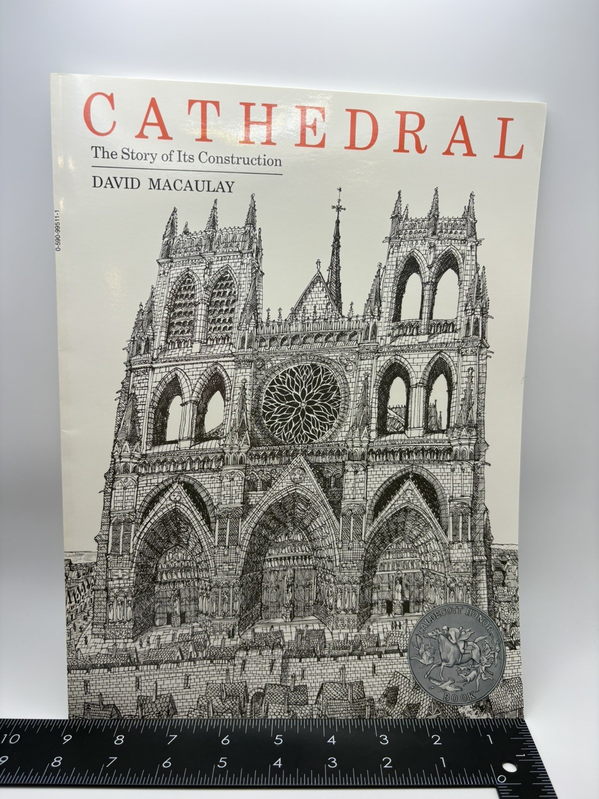 Pyramid, Castle, & Cathedral soft cover book lot from David Macaulay