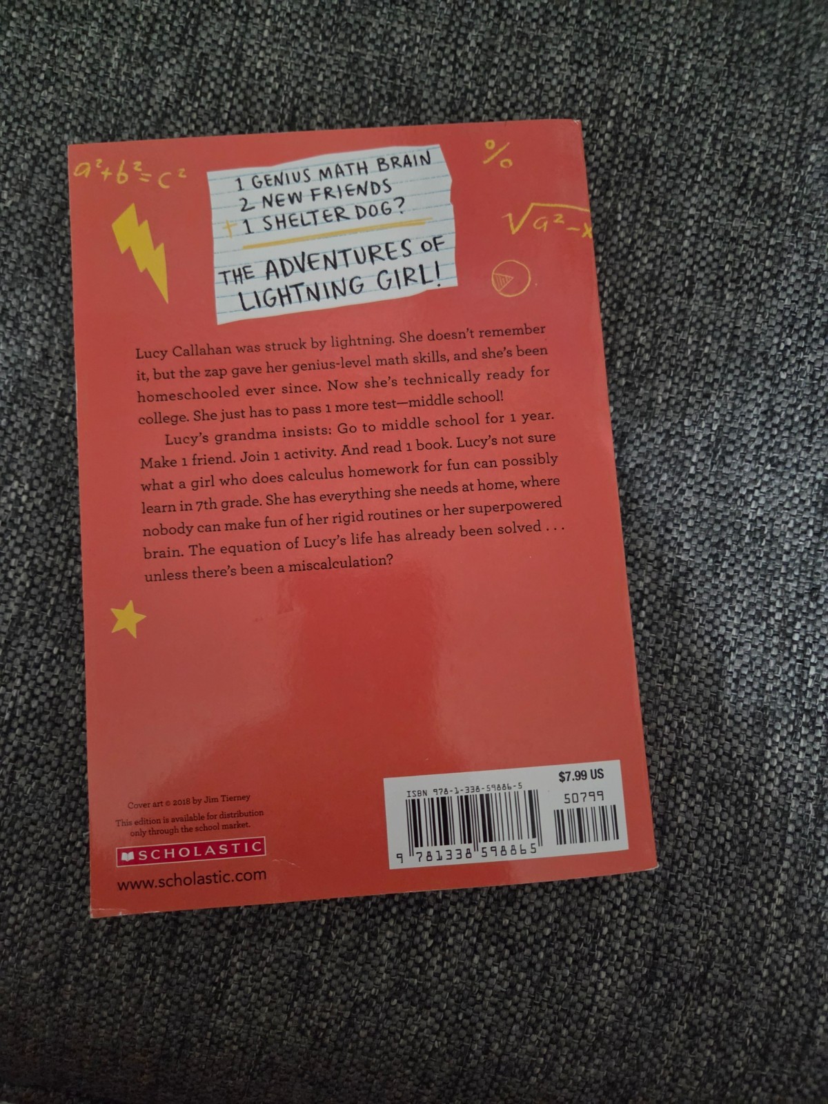 Miscalculations of Lightning Girl by Stacy McAnulty (2019, Trade Paperback)
