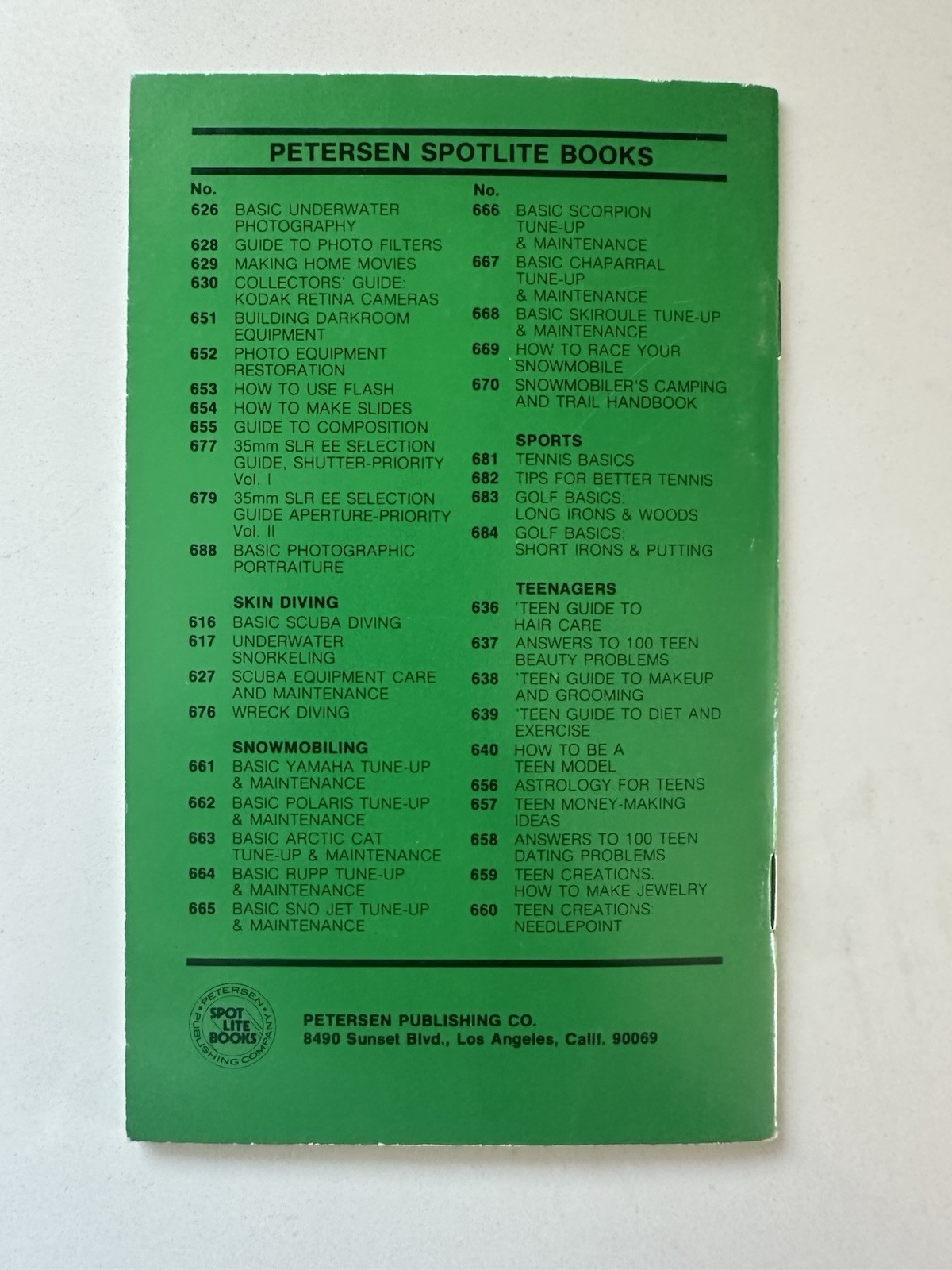 Henry Hoople Golf Basics: Short Irons & Putting Mini-Manual Spotlite PB 1973