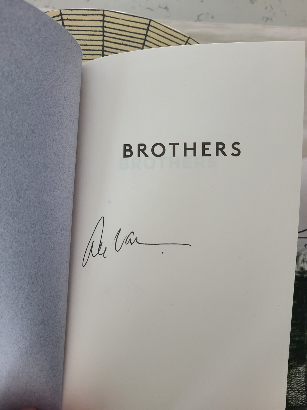 Alex Van Halen SIGNED BOOK Brothers UK FIRST EDITION Hardcover IN-HAND
