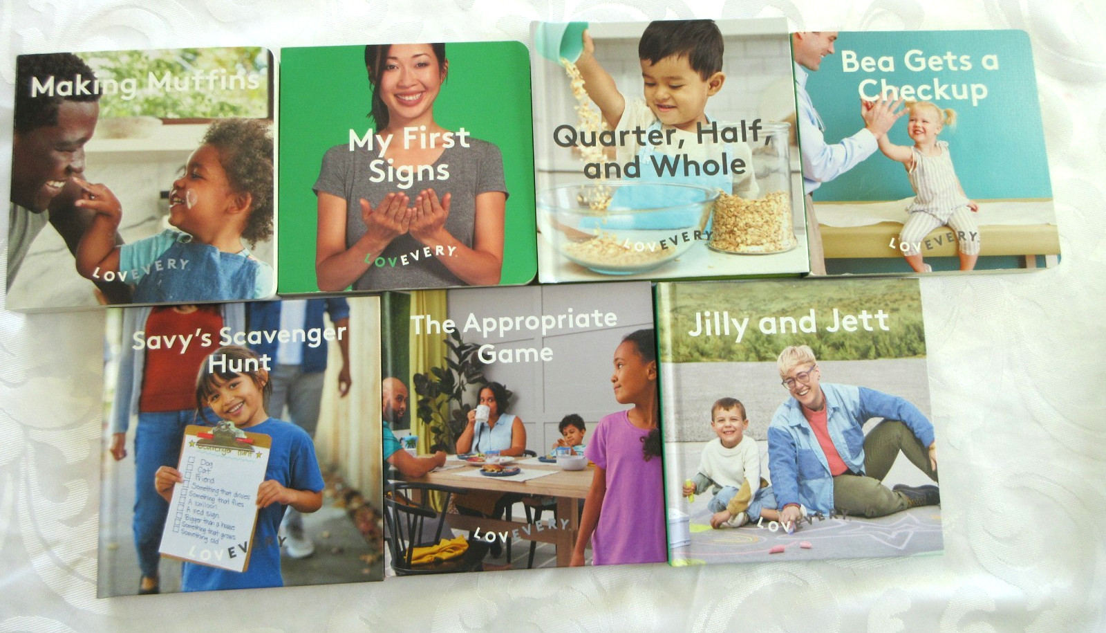 Lot-7, LOVEVERY CARDBOARD BOOK LOT, NO DUPLICATES