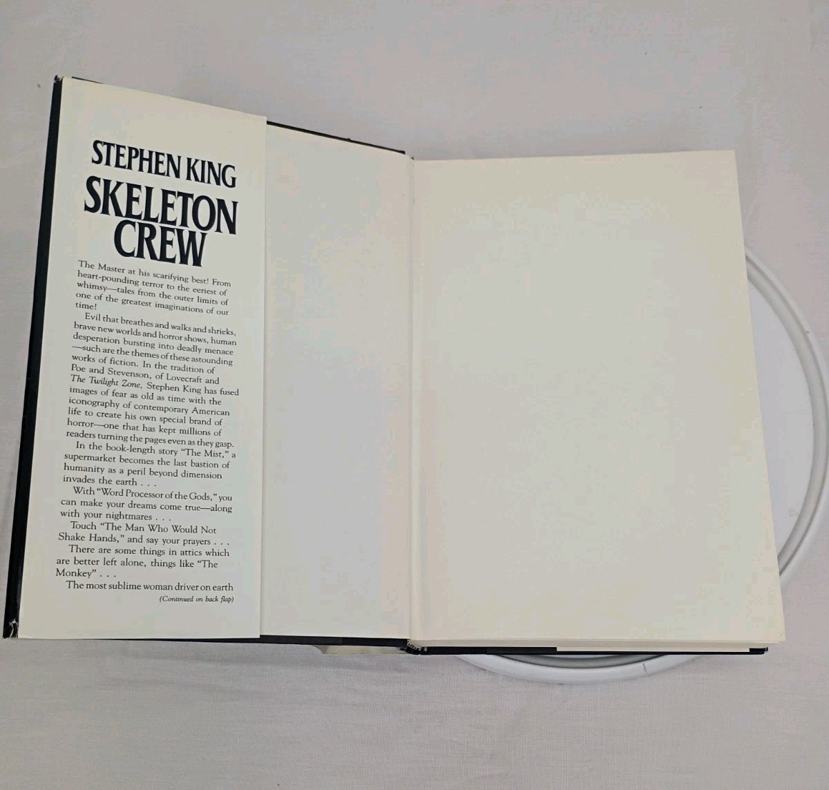 Skeleton Crew By Stephen King 1985 HCDJ 1st Edition-1st Printing Good Condition