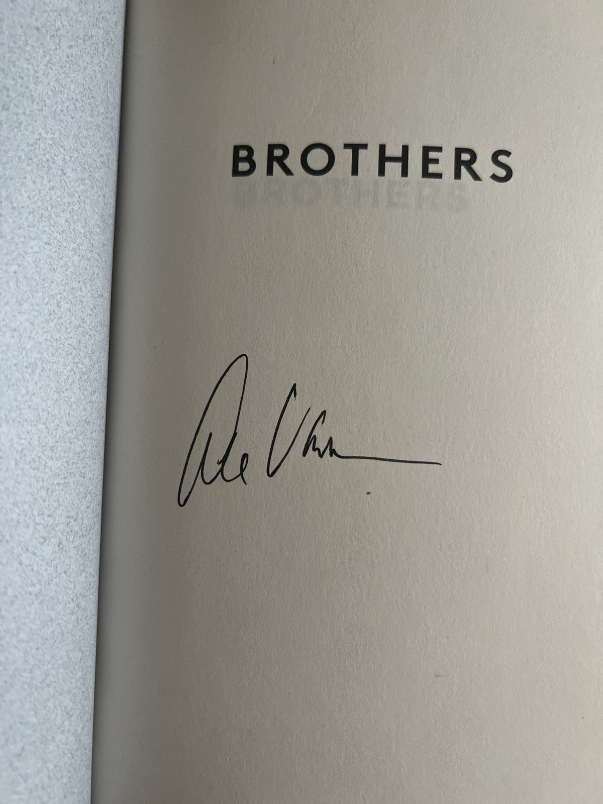 Alex Van Halen SIGNED EDITION BOOK Brothers Hardcover Rock Music Drummer
