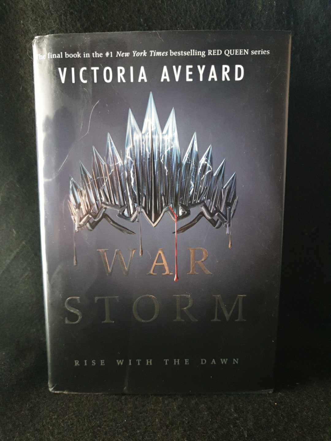 War Storm Victoria Aveyard Signed 1st Edition 2018 Red Queen HC HarperTeen