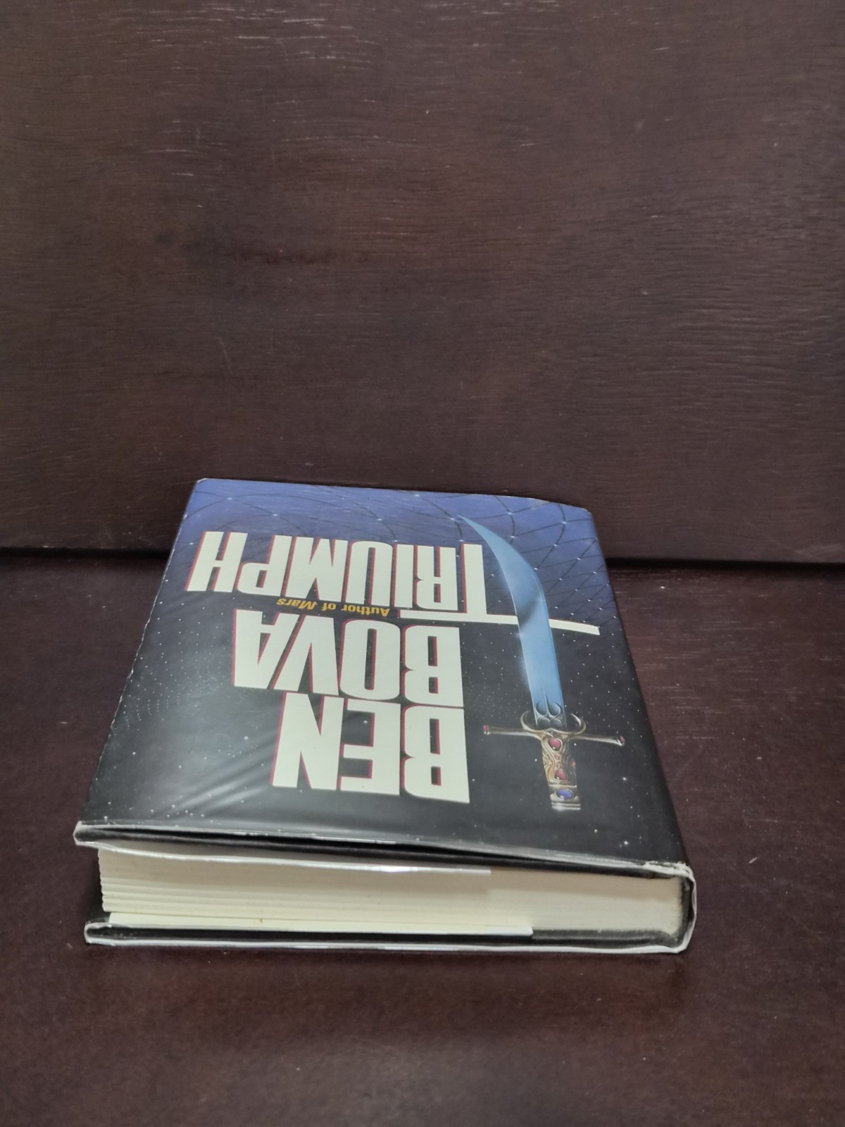 ​​Ben Bova TRIUMPH 1993 SIGNED 1st Ed 1st Print HCDJ LN Alternate History WWII