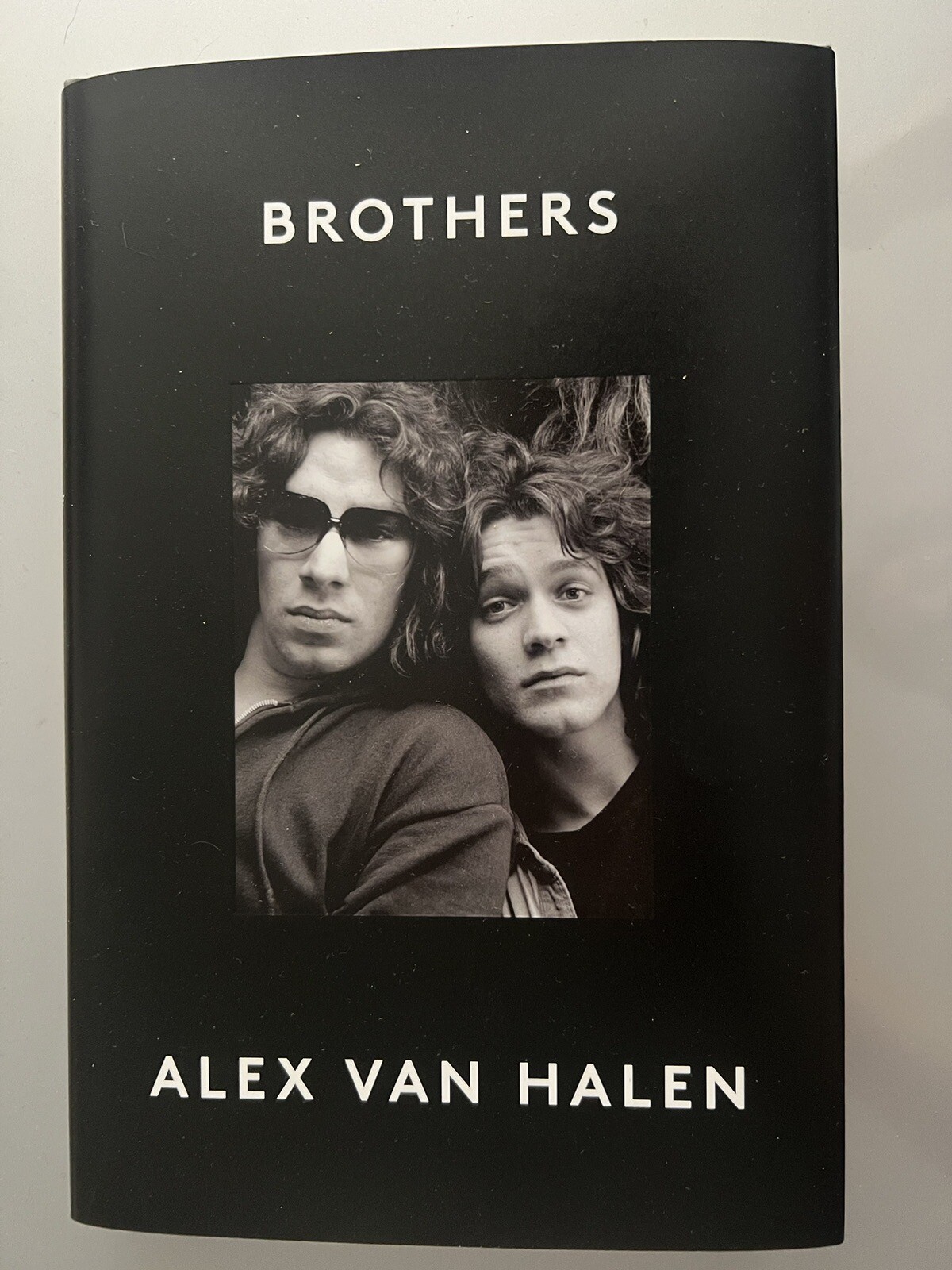 ALEX VAN HALEN SIGNED BOOK BROTHERS AUTOGRAPH HARD COVER ROCK N ROLL GUITAR