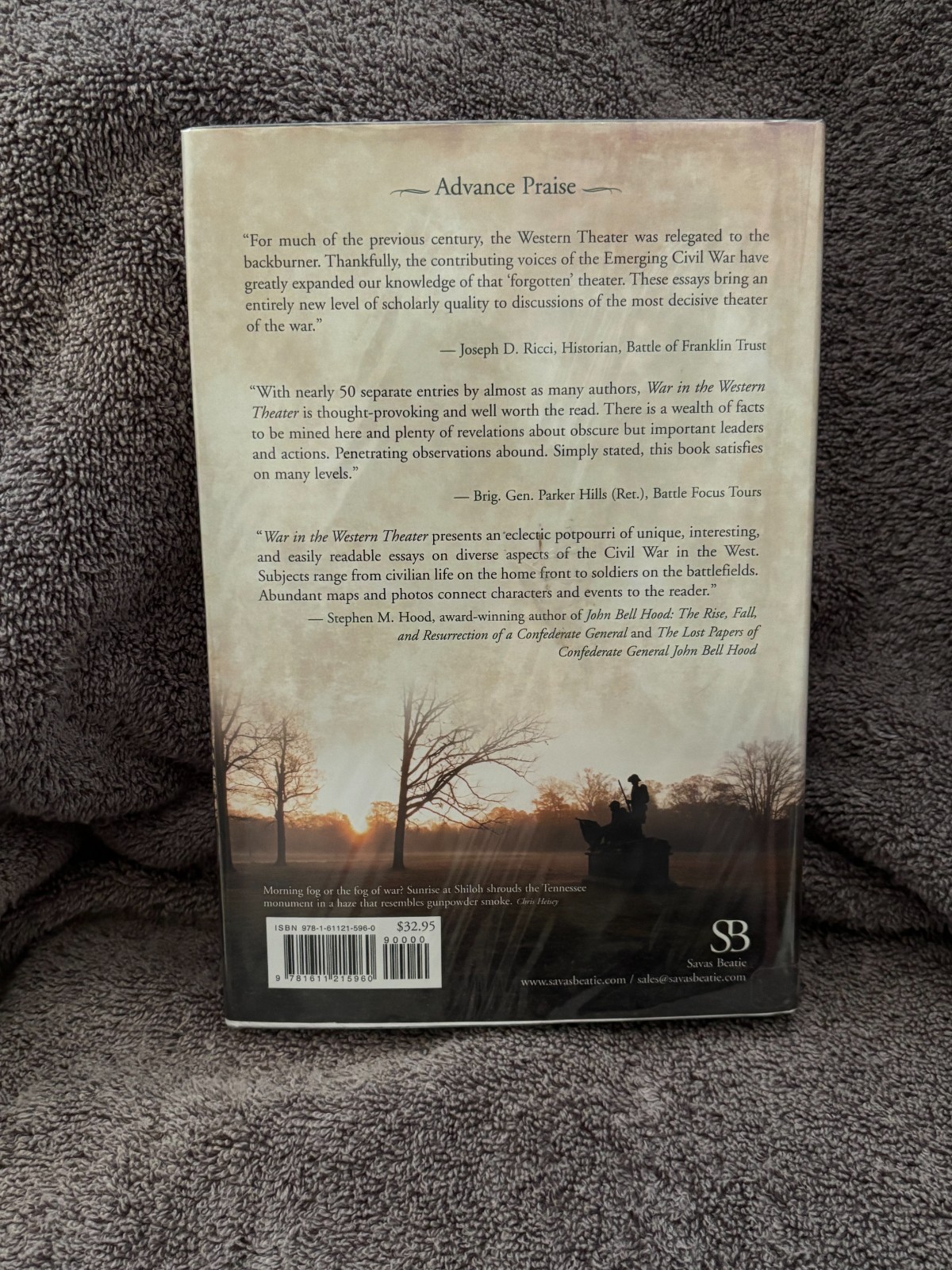 War in the Western Theater : Favorite Stories and Fresh Perspectives -SIGNED
