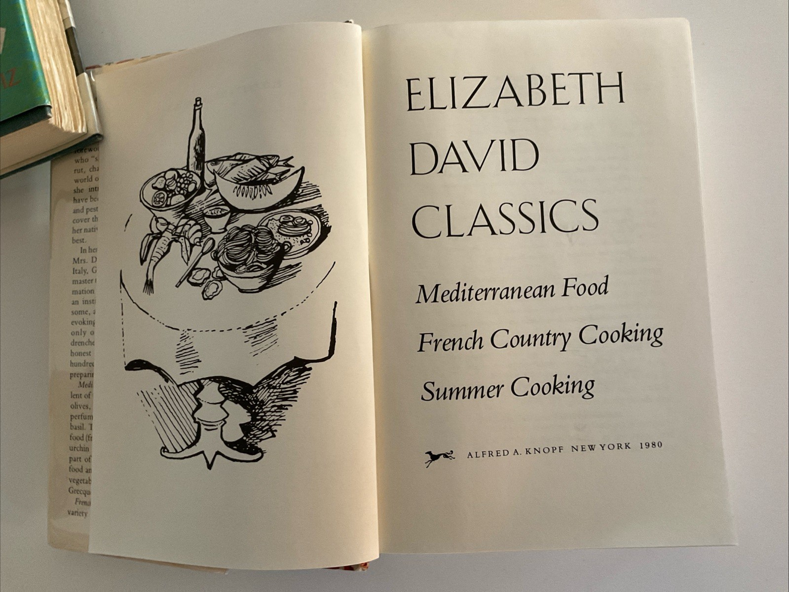 Elizabeth David Classics James Beard HC DJ Mediterranean French Summer 1980