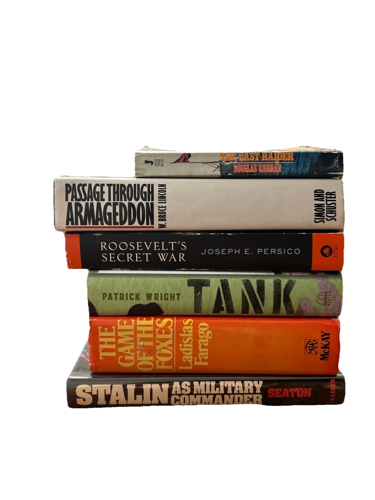 World War II WW1 Russia Books Lot Hardcover Paperback Stalin Game Of Foxes Tank