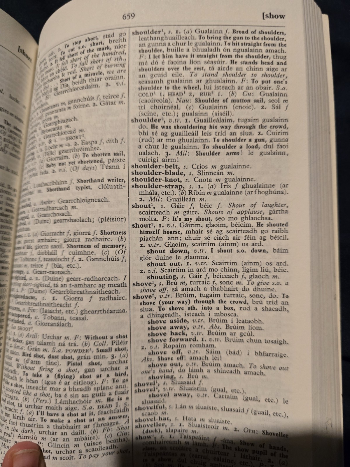 English-Irish Dictionary : With Terminological Additions and Corrections