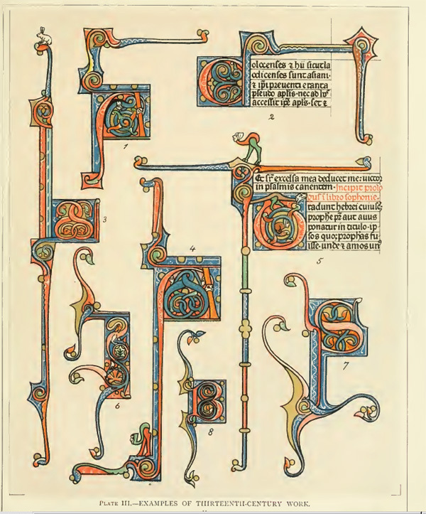 Drawing Illuminated Manuscripts Calligraphy Letters 16 Illumination BooksD323