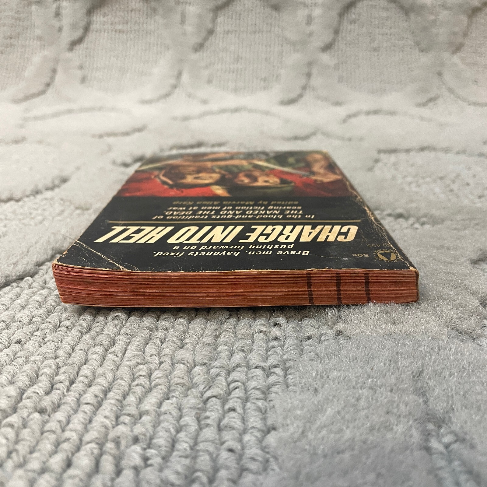 Charge Into Hell Action Paperback Book by Marvin Allen Karp Popular Library 1966