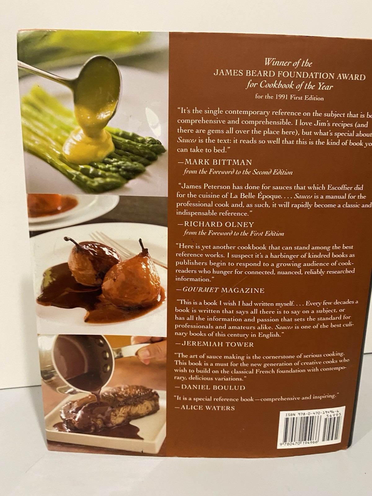 Sauces Classical and Contemporary Sauce Making Third Edition James Peterson HC