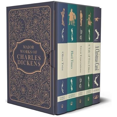 Major Works of Charles Dickens 5 Books Deluxe Hardback Set – A Christmas Carol,