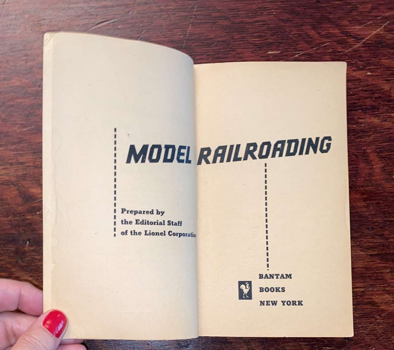 Model Railroading Bantam the 5th printing of the 3rd Enlarged Fifty Edition 1953