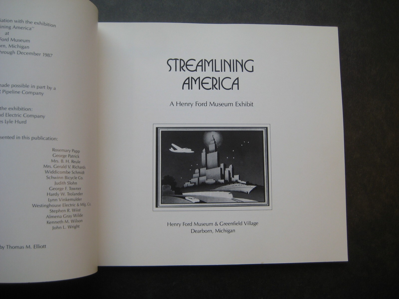 Streamlining America: A Henry Ford Museum Exhibit 1986