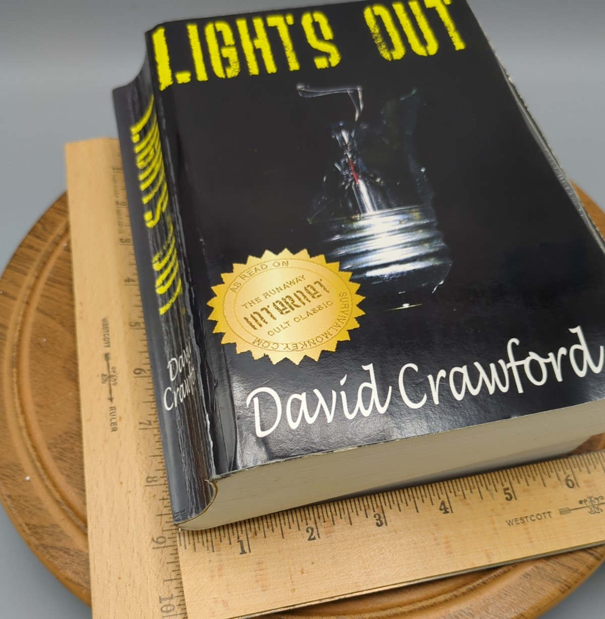 Lot of 2 – Lights Out – Collision Course – by David Crawford – Two Paperpacks