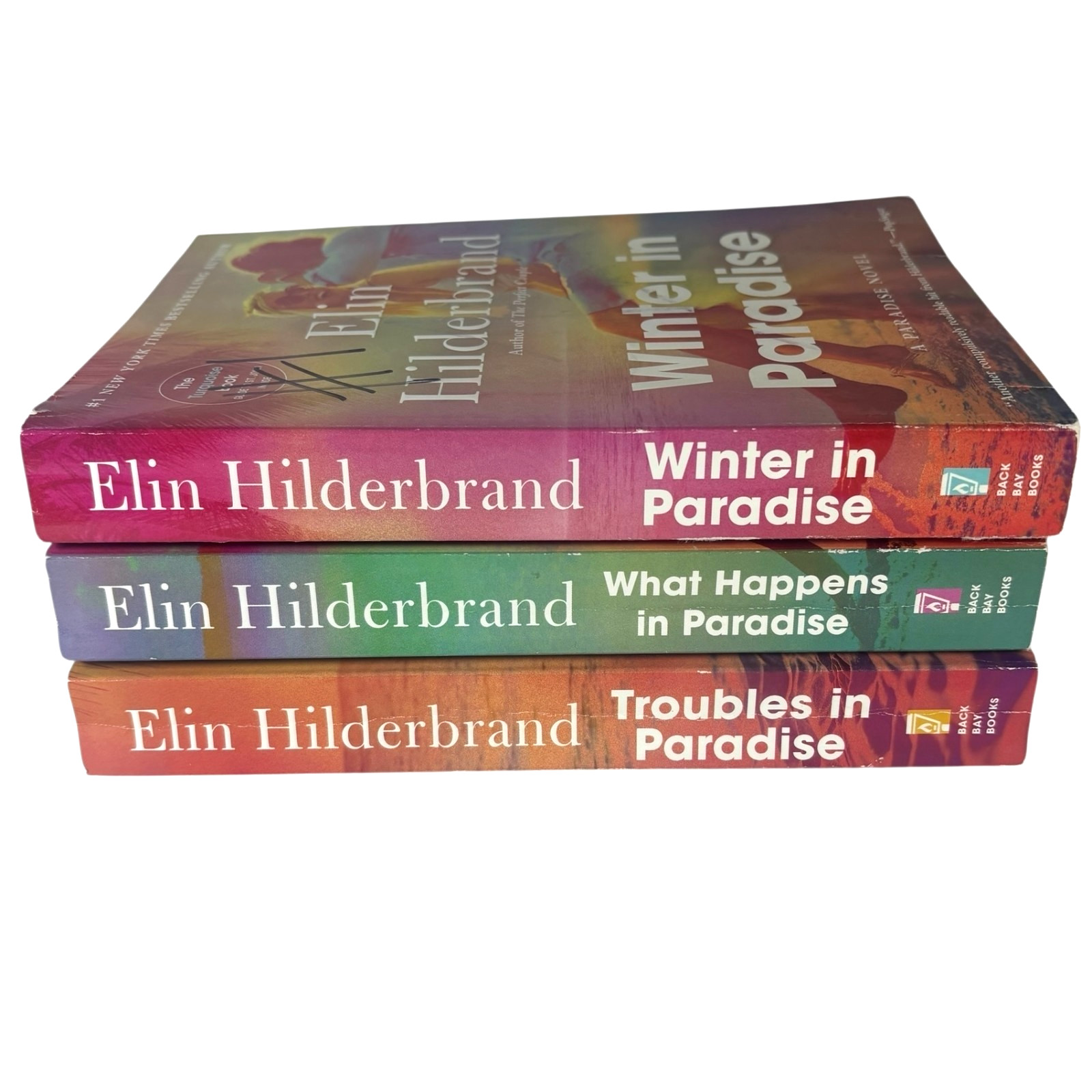 Elin Hilderbrand SC Book Lot – Winter In / What Happens / Troubles in Paradise