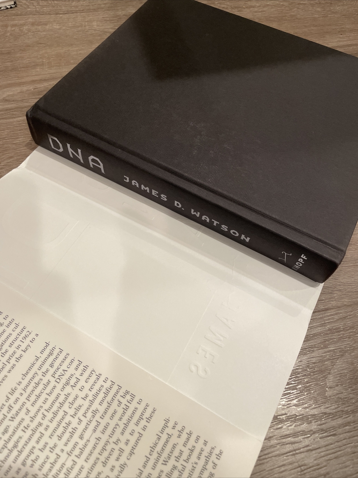 James D. Watson SIGNED AUTOGRAPHED DNA The Secret of Life HC