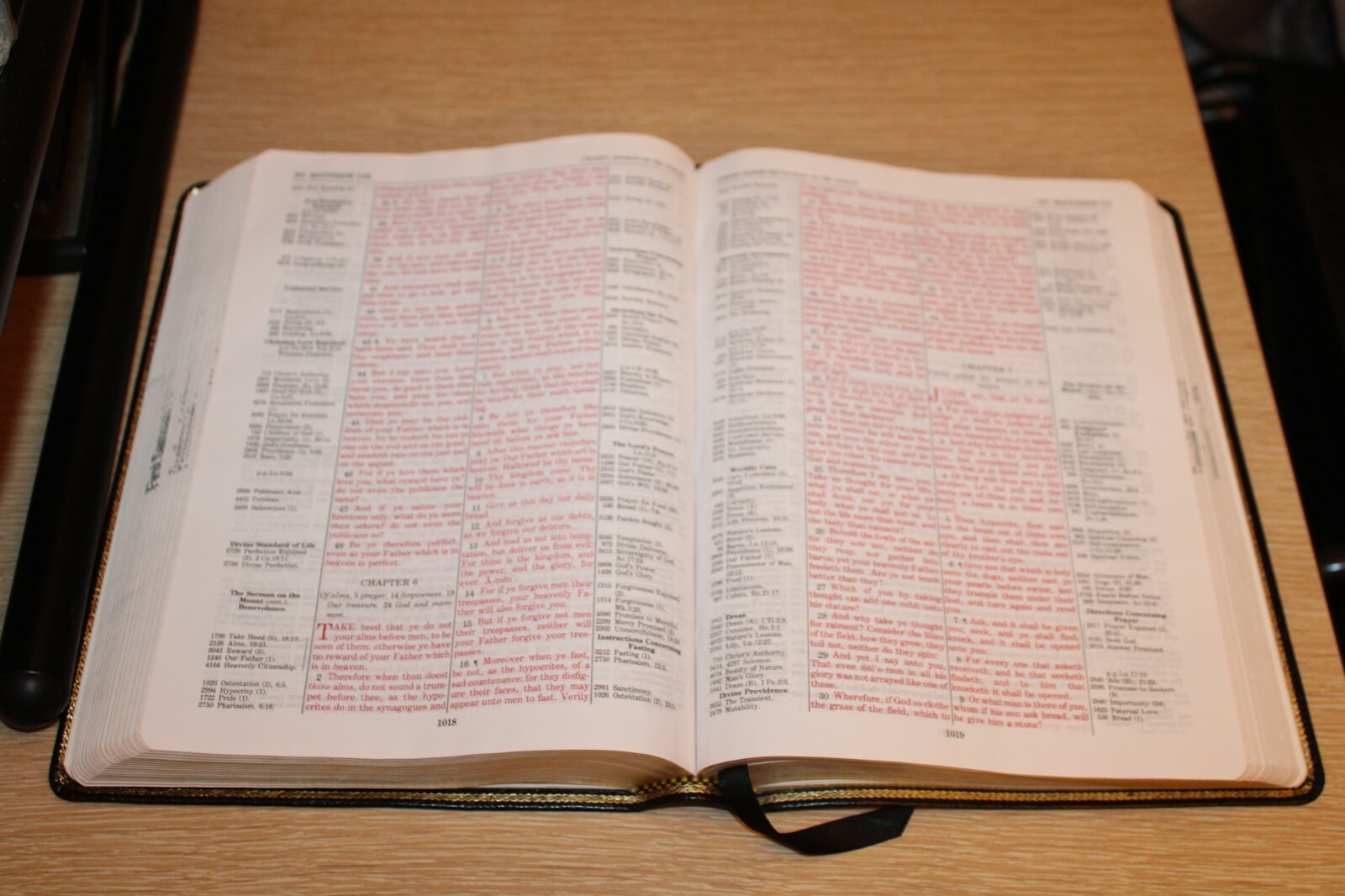 Thompson Chain Reference Bible KJV Red Letter Kirkbride 2007 Leather Bound