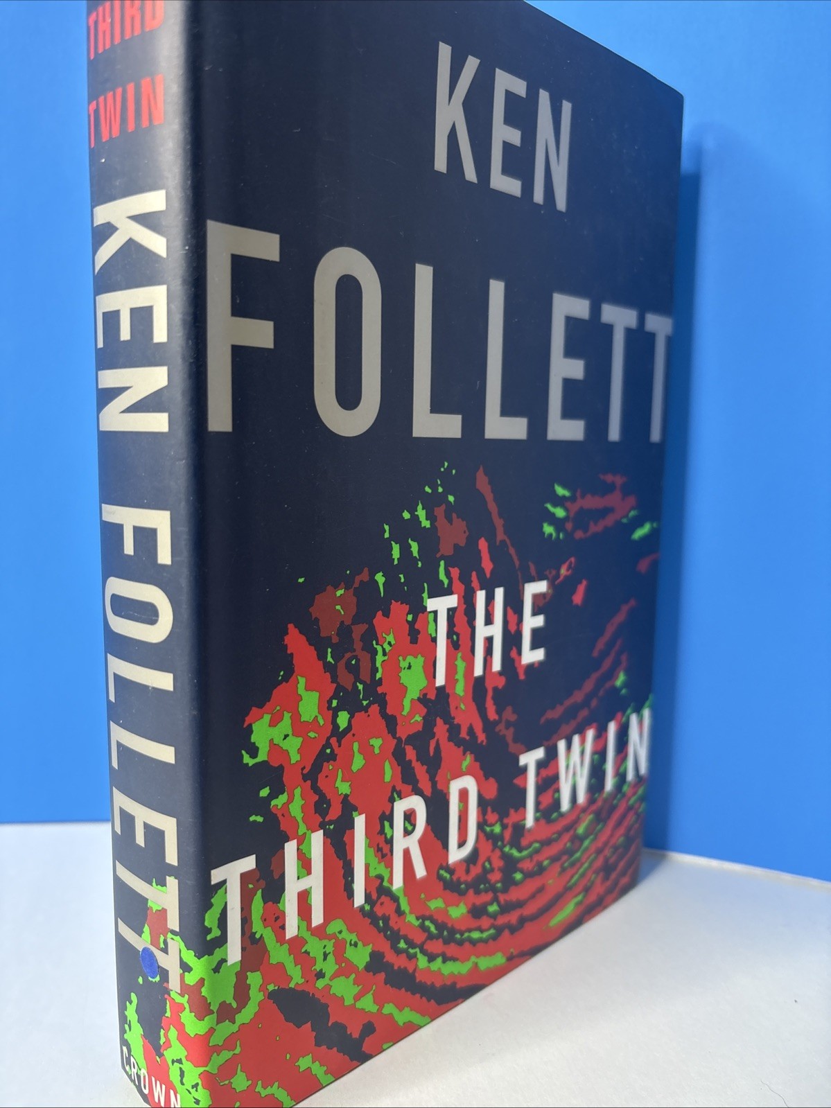 “THE THIRD TWIN” by Ken Follett (Hardcover w/ Dust Jacket, 1996) Crown 1st Ed.