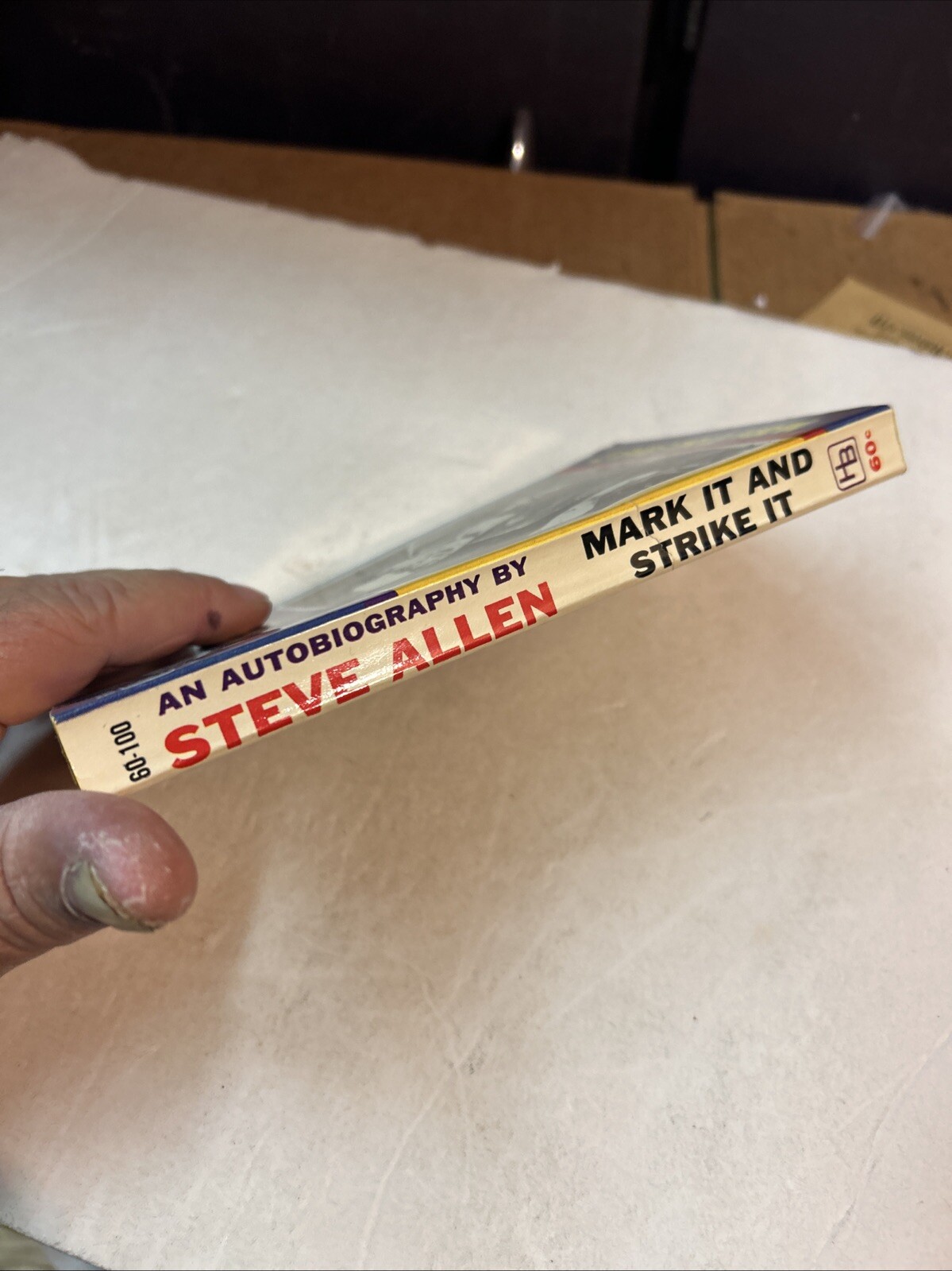 Steve Allen An Autobiography Mark It And Strike It vintage paperback 1963
