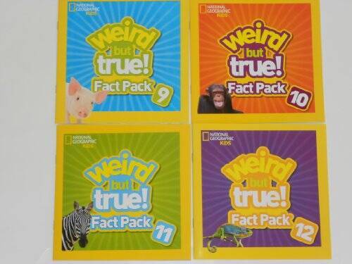 National Geographic Kids Weird but True! Fact Packs Vols: 9, 10, 11 & 12 – GOOD