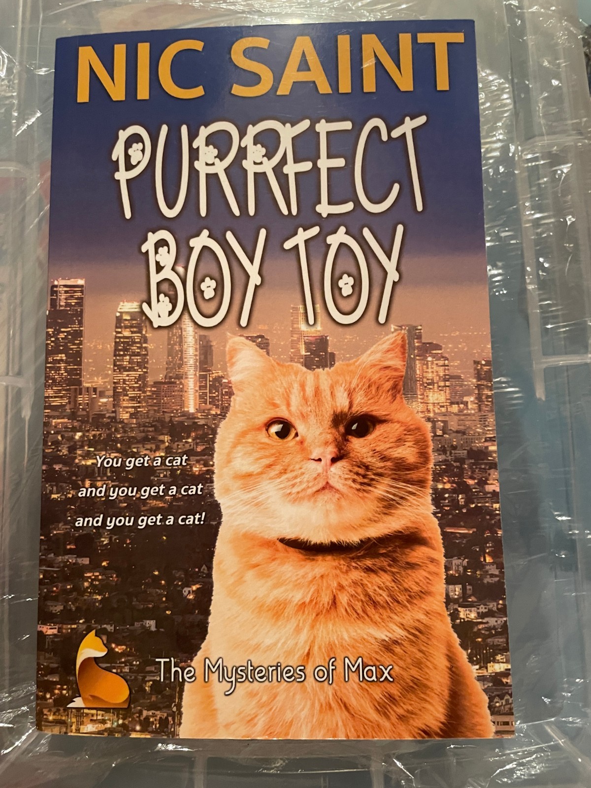 PURRFECT BOY TOY The Mysteries of Max Book #18 ‎ by Nic Saint – NEW 216 Pages