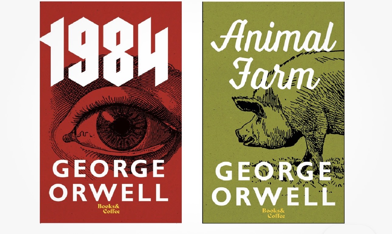 1984 & Animal Farm Set by George Orwell – BRAND NEW —