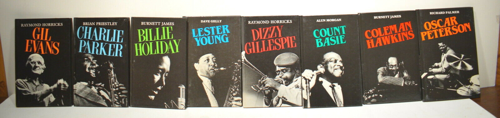 8 Jazz Masters Series titles Dizzy Bird Pres Billie Holiday Basie Hawk + more
