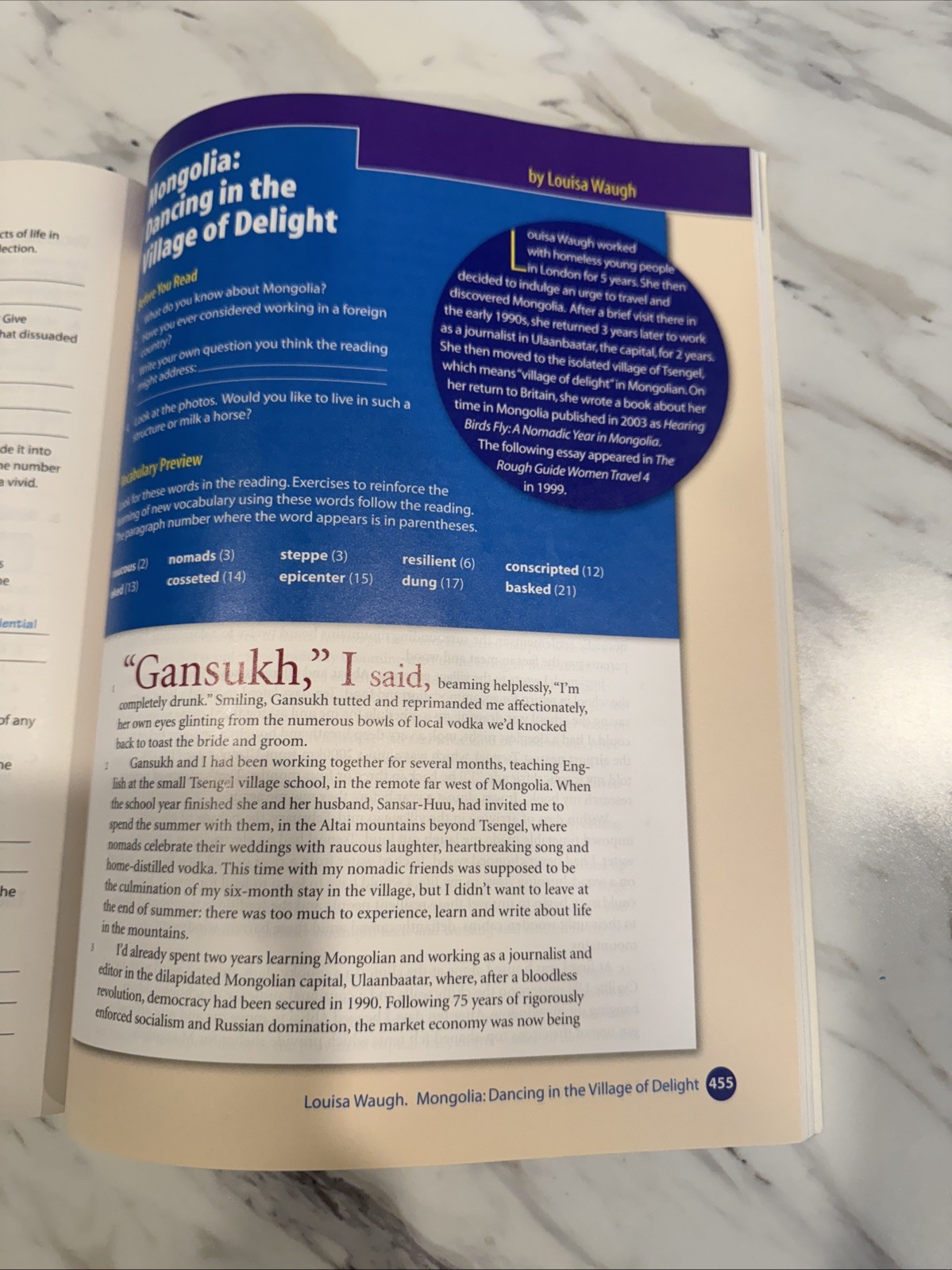 Top Notch Level 1, Fundamentals B+ Workbook Students Books Reading Now Amy Olsen