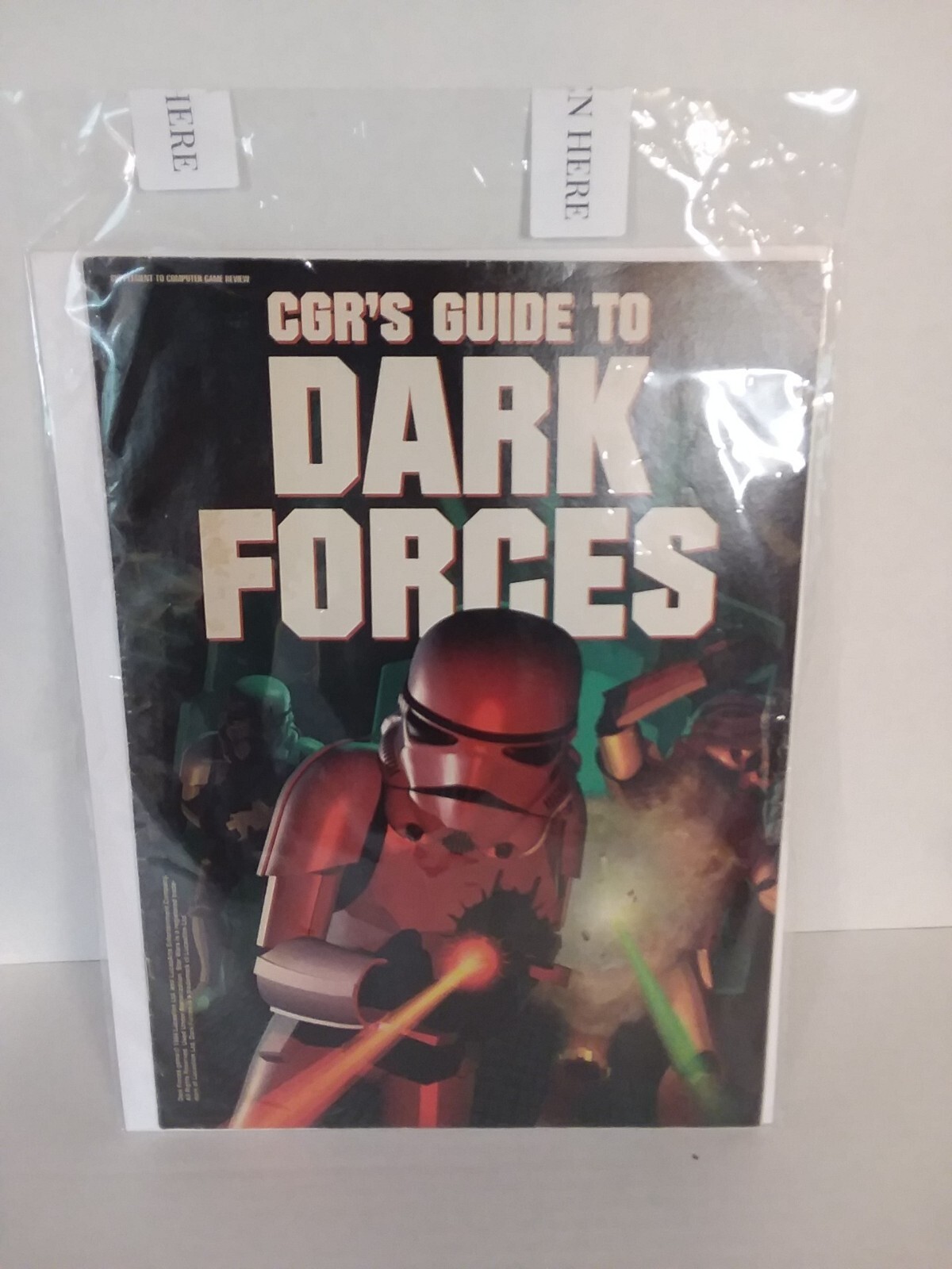CGR’s Guide to Dark Forces Magazine 1994 PC Game Lucasfilm ephemera STORMTROOPER
