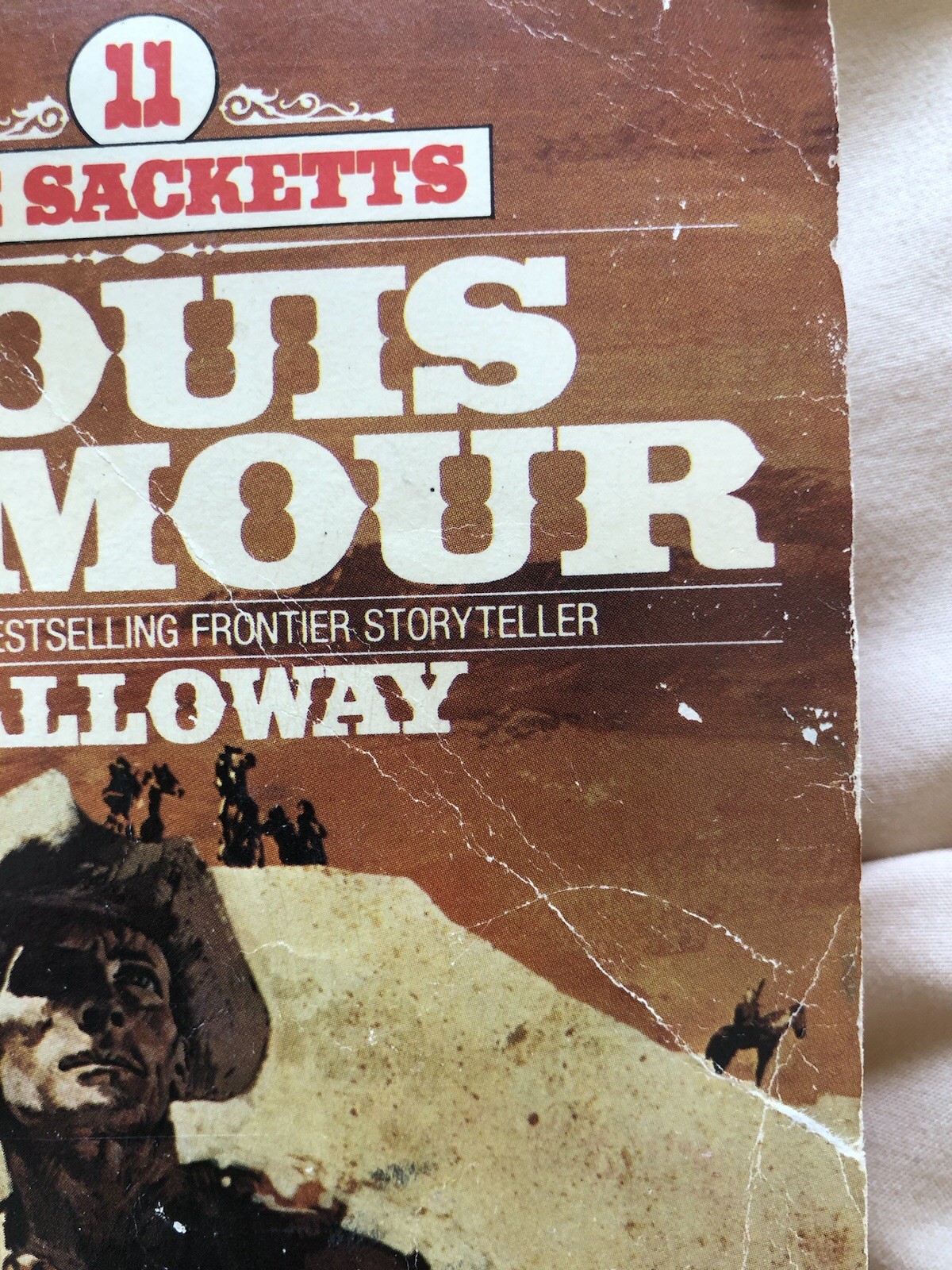 Lot of 7 Vintage Western Vintage Paperback Books- Louis L’amour, Ride Wild Coun…