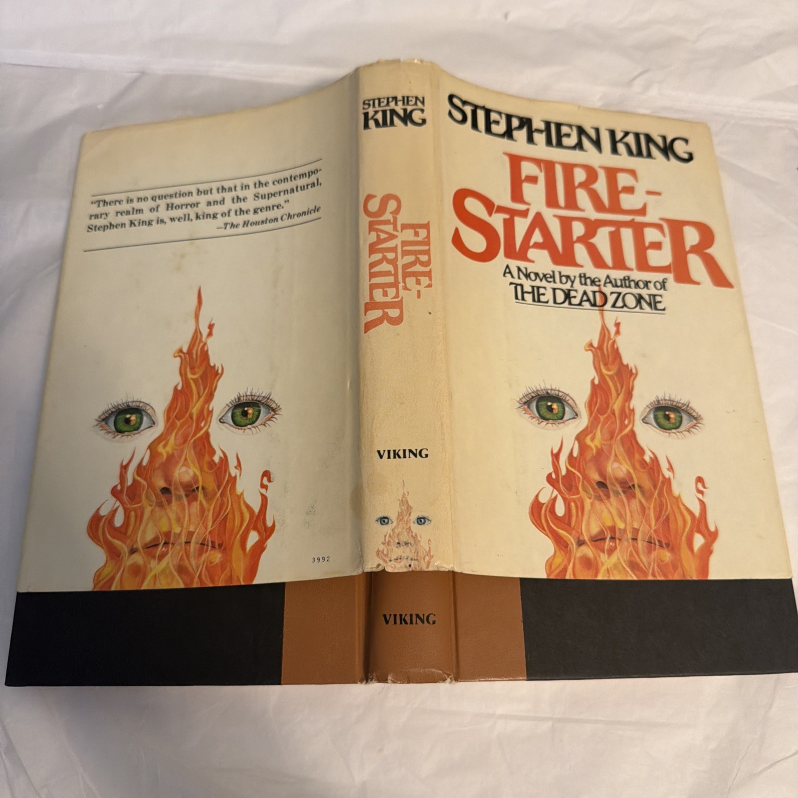 Firestarter Hardcover Stephen King 1980 Viking Press BCE