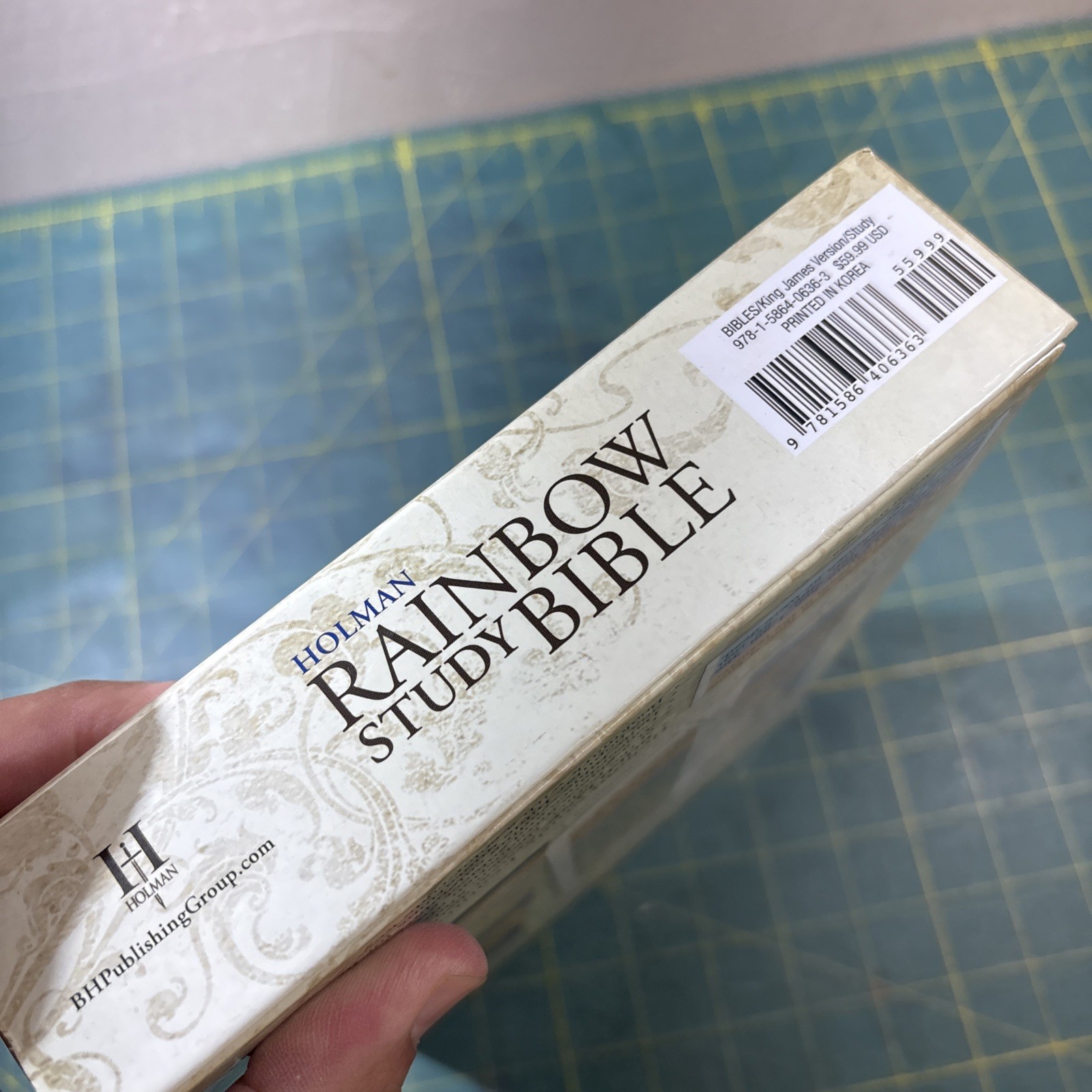 KJV 2013 Rainbow Study Bible Brown Bonded Leather